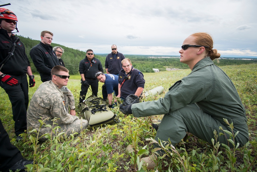 Fort Wainwright Fire Department medevac training