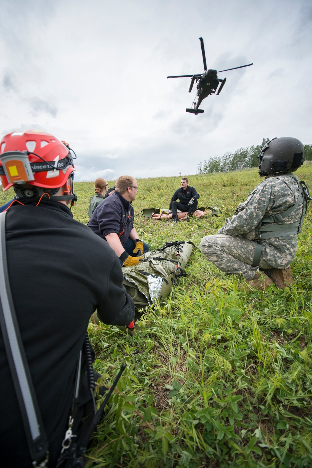 Fort Wainwright Fire Department medevac training