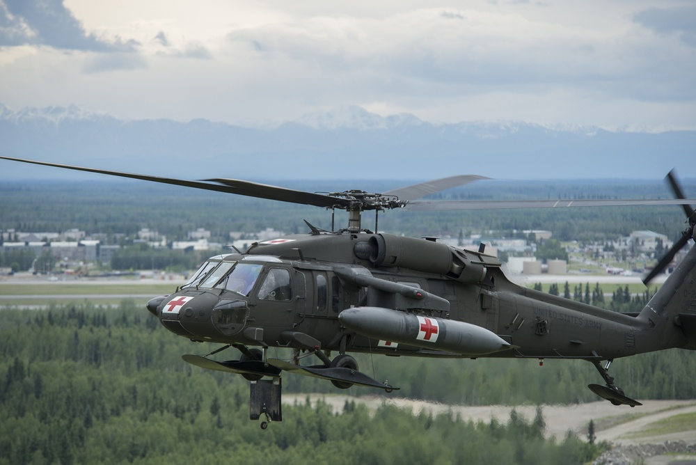 Fort Wainwright Fire Department medevac training