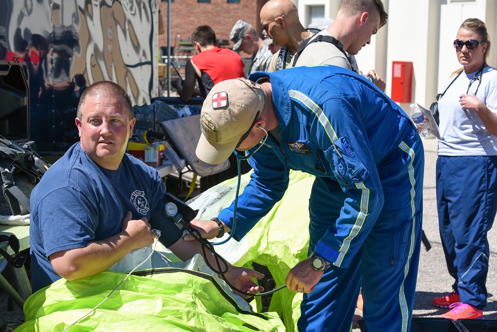 Civilian and military first responders train for incident response