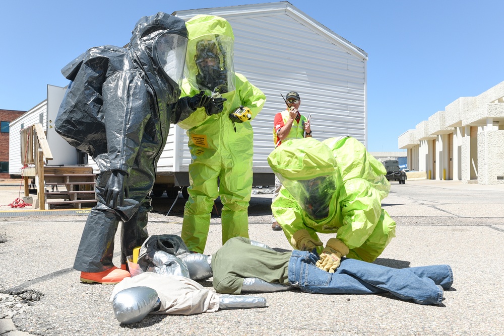 Civilian and military first responders train for incident response