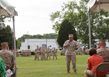 Marine Security Force Regiment Change of Command