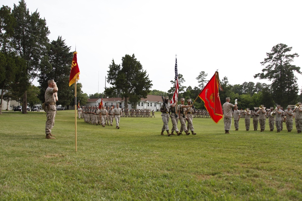 Marine Security Force Regiment Change of Command