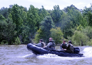 Special Forces group conducts water rescue training