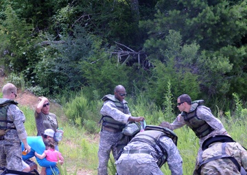 Special Forces group conducts water rescue training