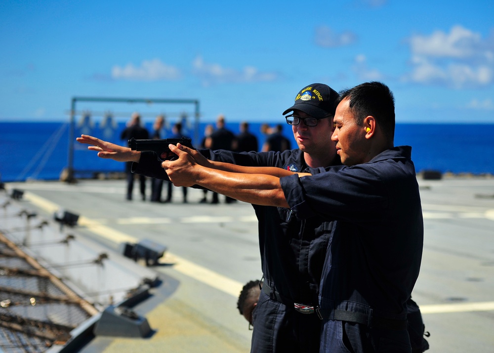 USS Blue Ridge operations