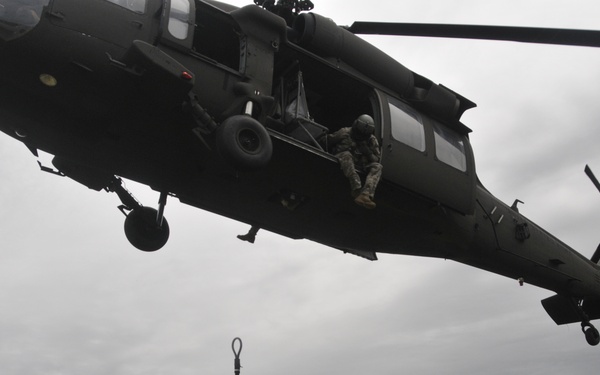 Black Hawks lift artillery
