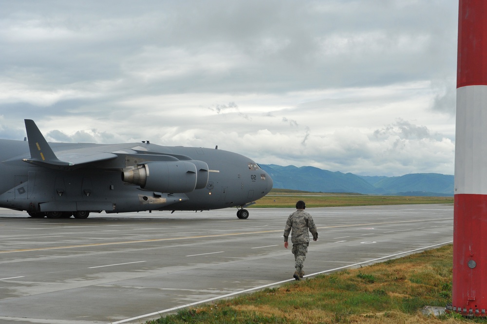 Arrival of forces for Trident Joust