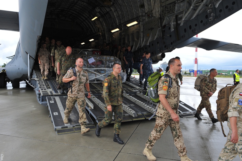 Arrival of forces for Trident Joust