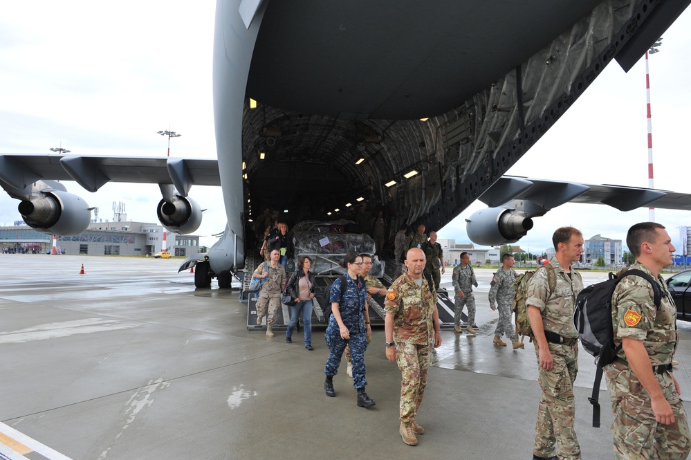 Arrival of forces for Trident Joust