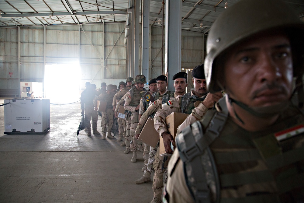 Iraqi army brigade field issue, Operation Inherent Resolve