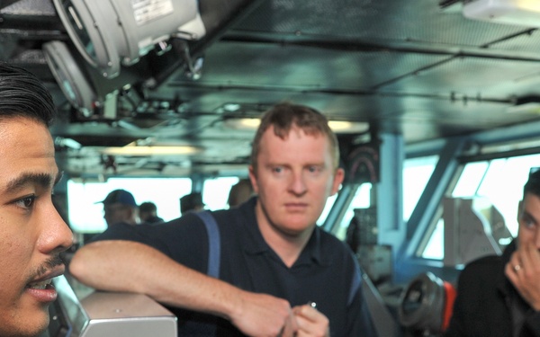 USS George Washington ship tour in Australia