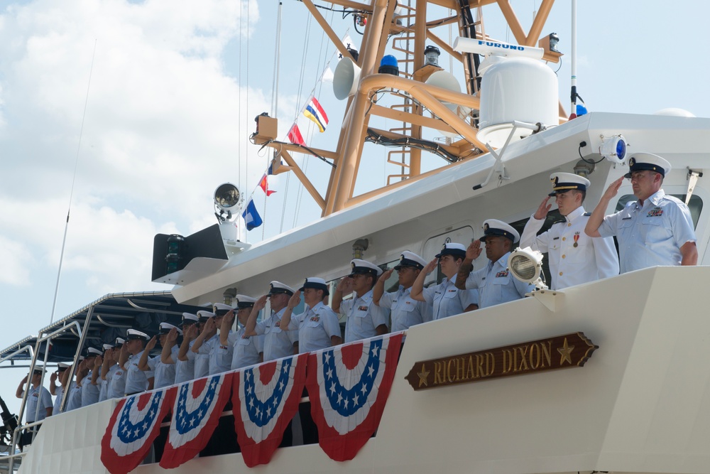 Coast Guard commissions Puerto Rico's first fast response cutter in Tampa, Fla.