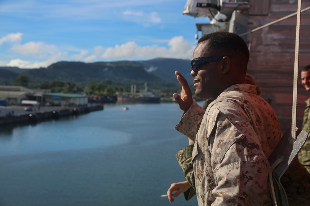 USNS Millinocket arrives in the Federated States of Micronesia