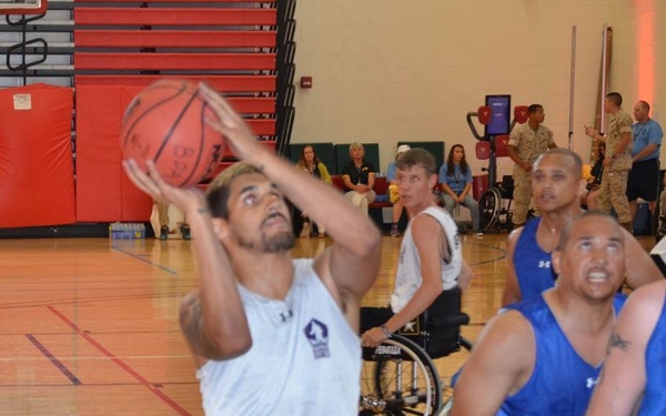 Team Army clipped by Air Force in wheelchair basketball at DoD Warrior Games