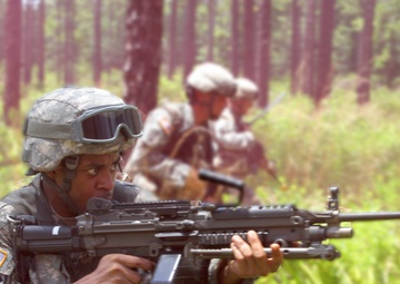 1-118th Infantry Battalion trains during AT