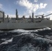 USS Oak Hill conducts resupply at sea