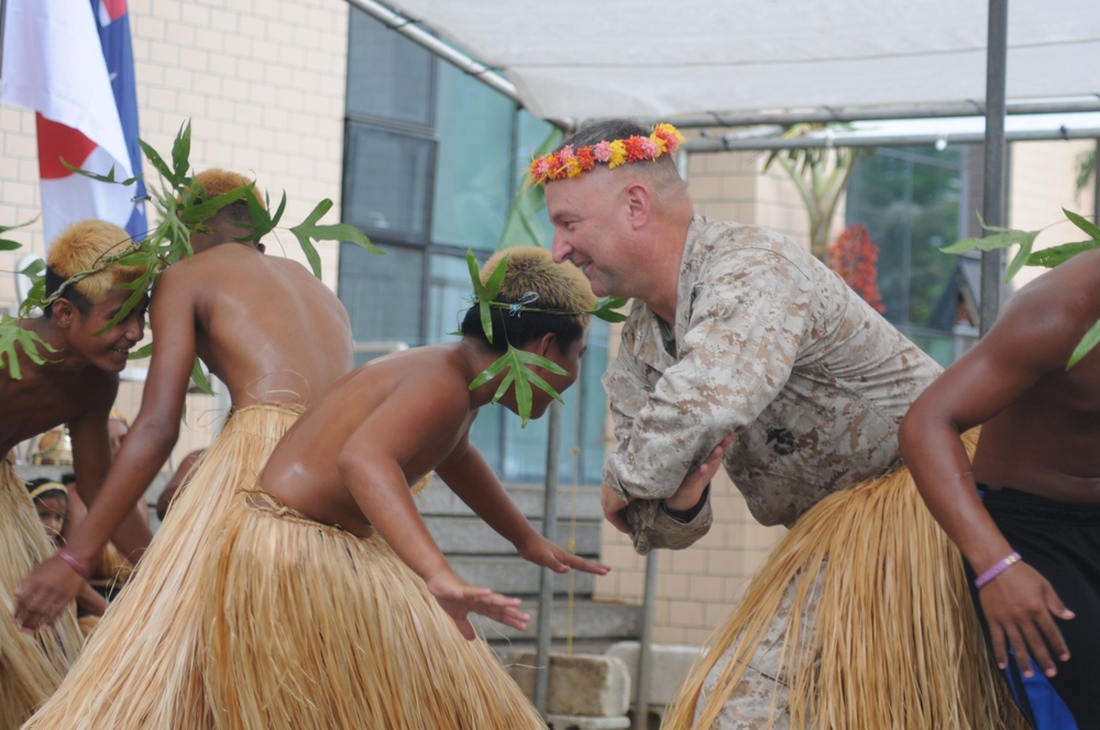 Pohnpei State hosts welcoming ceremony for Pacific Partnership 2015