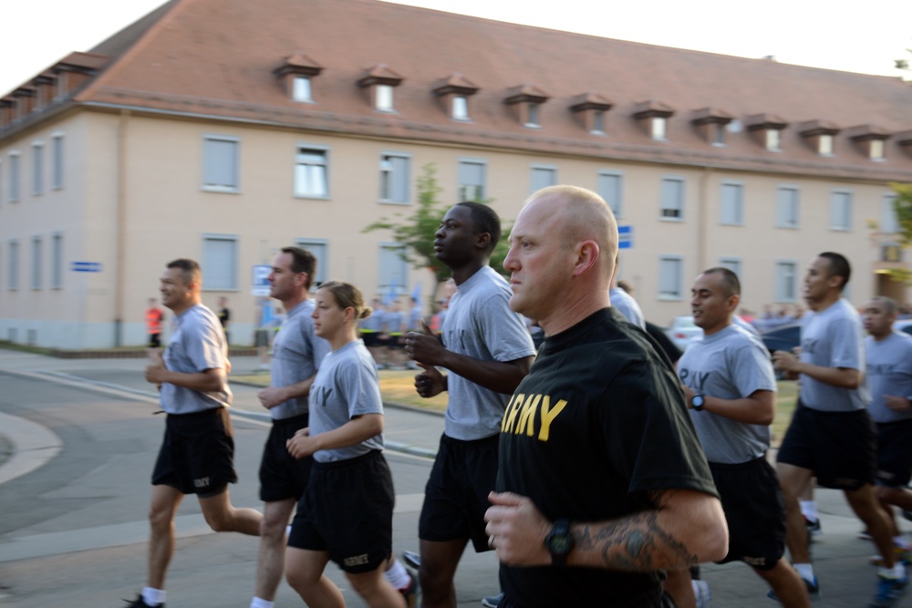 US Army birthday run in Wiesbaden