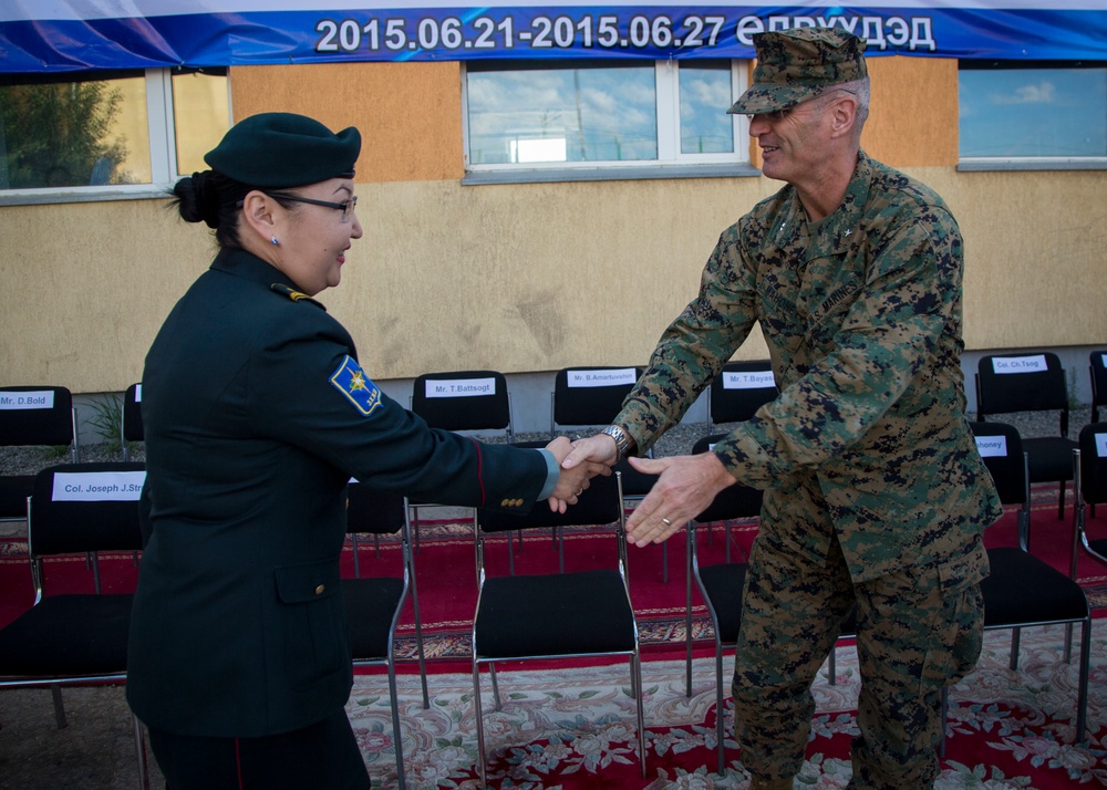 HSSE and ENCAP Khaan Quest 2015 opening ceremony