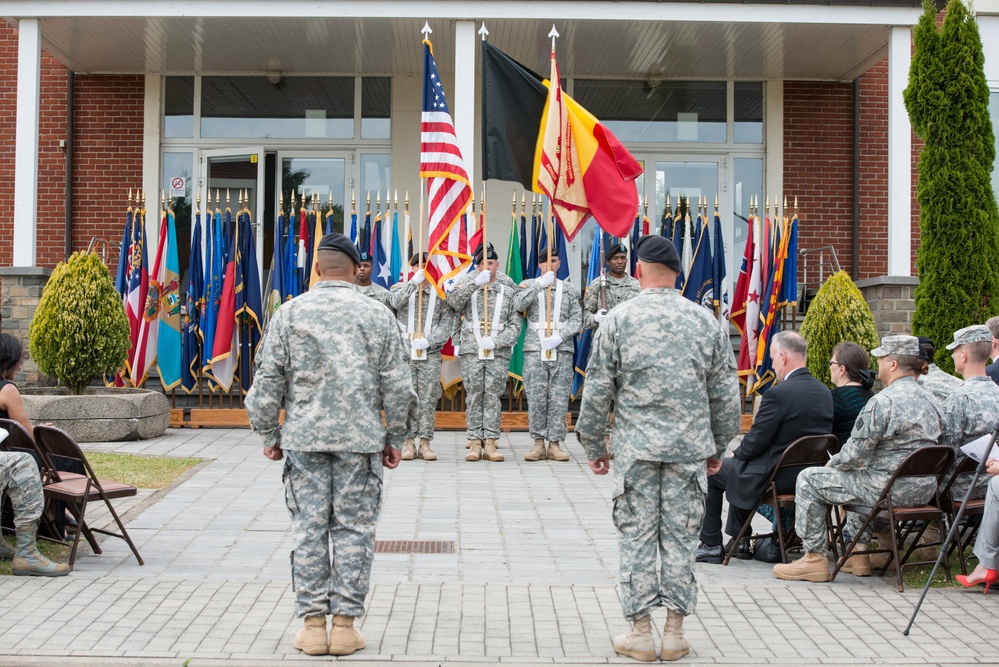 USAG Benelux assumption of responsibility for Command Sgt. Maj. Majors