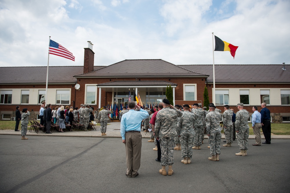 USAG Benelux assumption of responsibility for Command Sgt. Maj. Majors