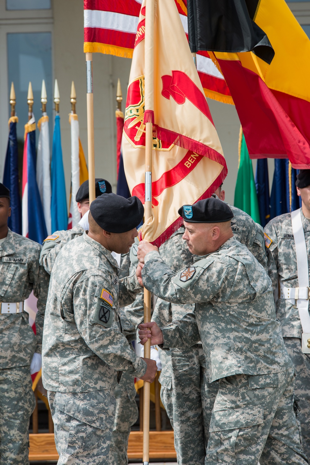 USAG Benelux assumption of responsibility for Command Sgt. Maj. Majors