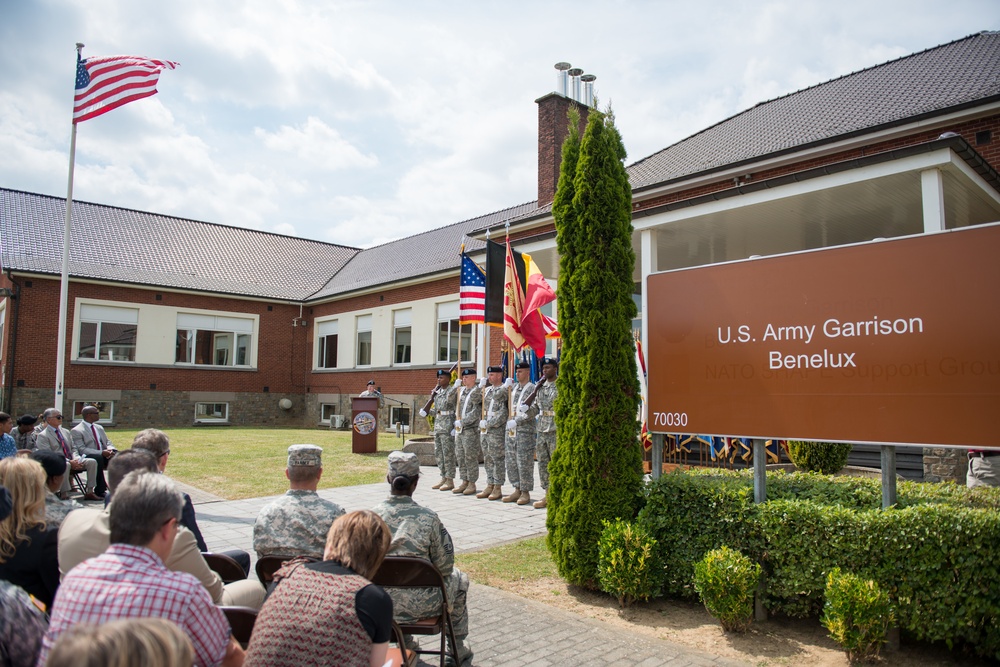 USAG Benelux assumption of responsibility for Command Sgt. Maj. Majors