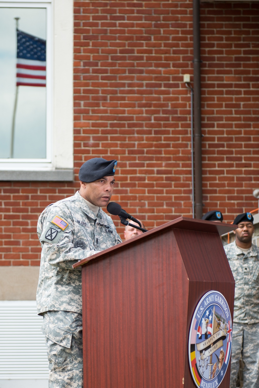 USAG Benelux assumption of responsibility for Command Sgt. Maj. Majors