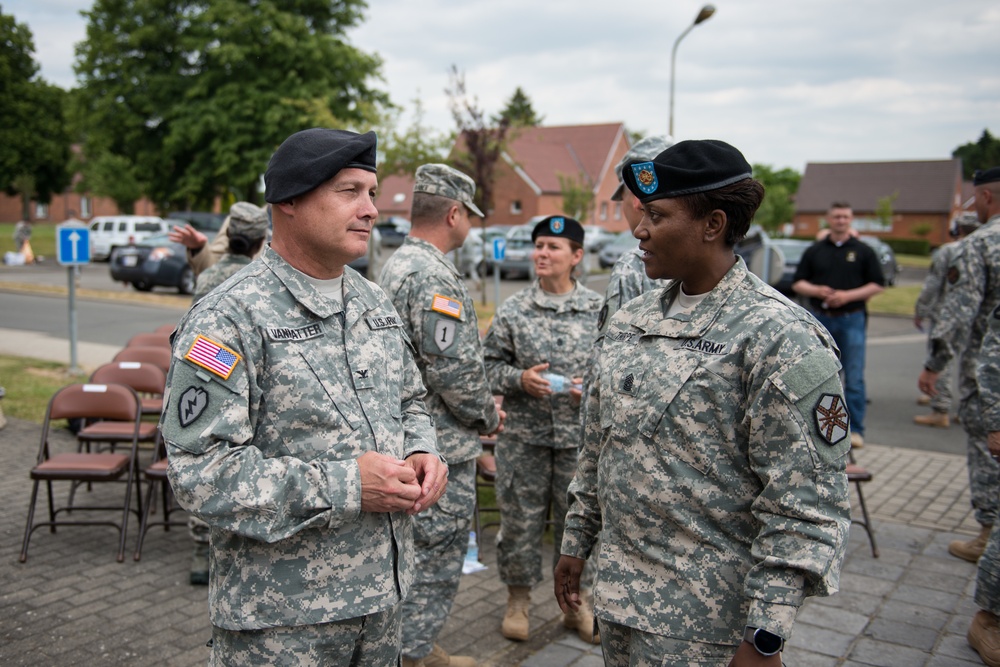 USAG Benelux assumption of responsibility for Command Sgt. Maj. Majors