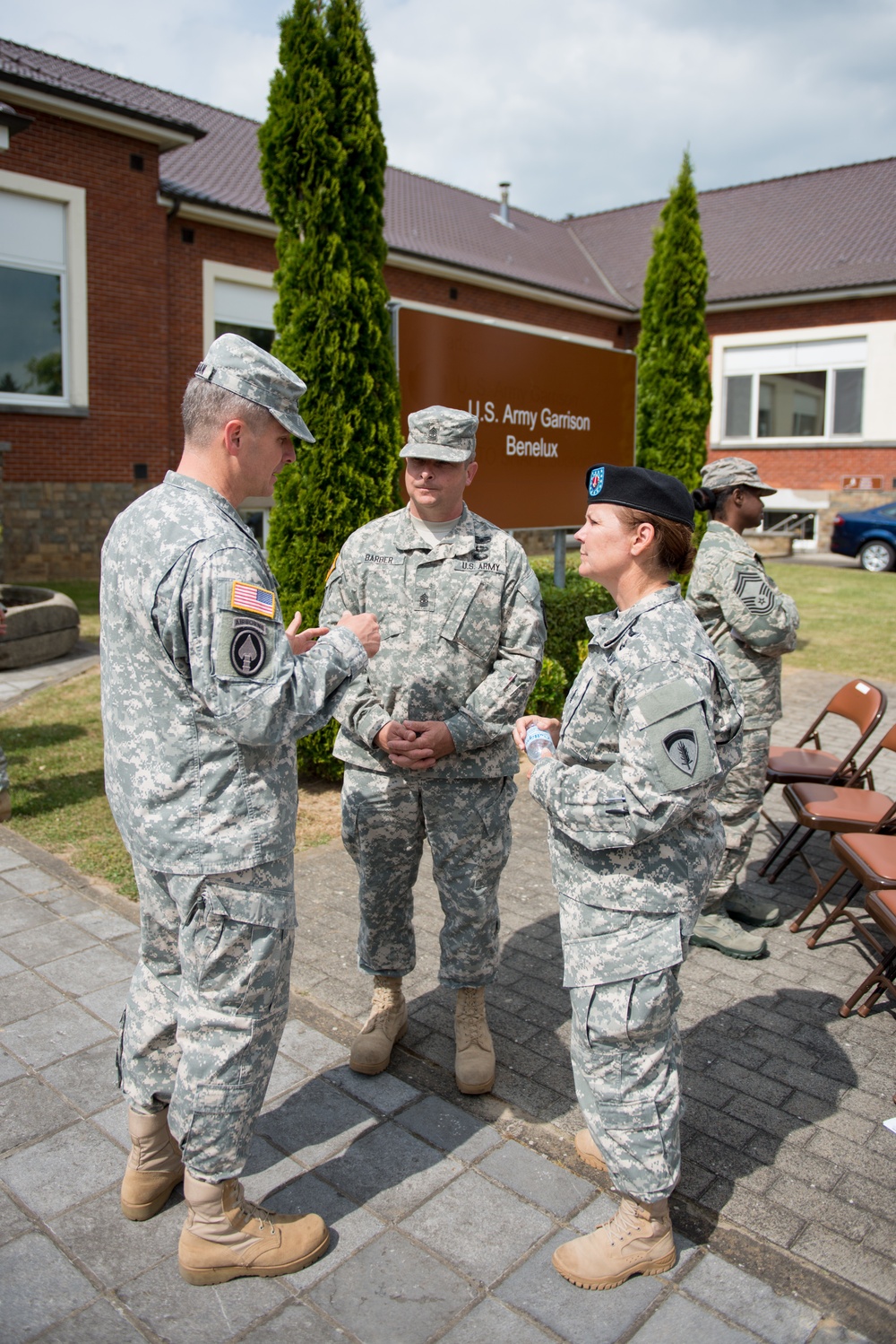 USAG Benelux assumption of responsibility for Command Sgt. Maj. Majors