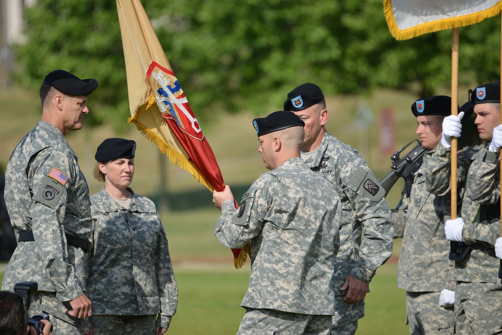 Change of command ceremony