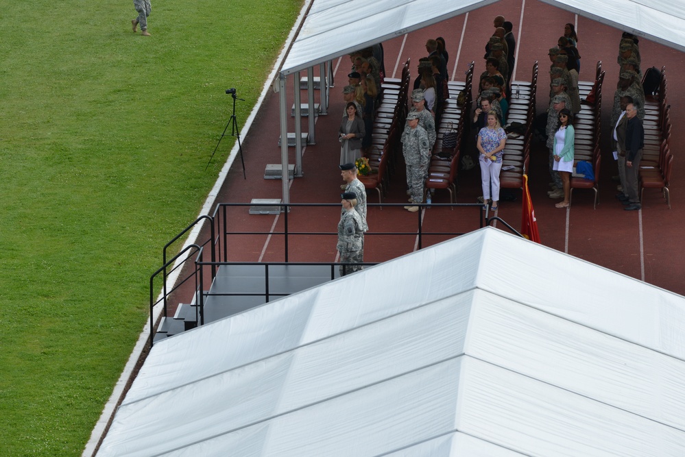 Change of command ceremony