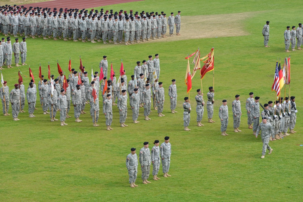 Change of command ceremony