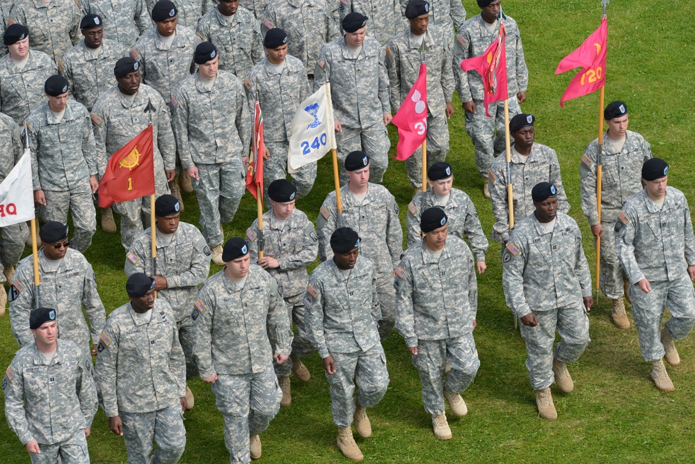 Change of command ceremony