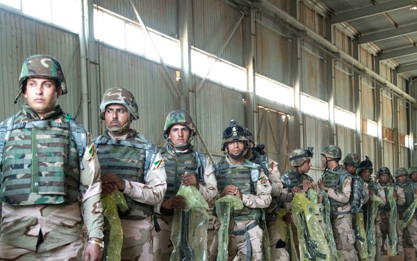 Iraqi army brigade equipment fielding, Operation Inherent Resolve