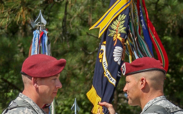 23 years ago a private, now sergeant major of the Falcon Brigade