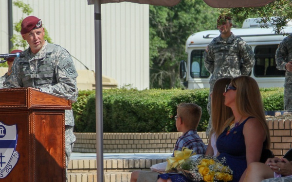 23 years ago a private, now sergeant major of the Falcon Brigade