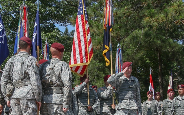 23 years ago a private, now sergeant major of the Falcon Brigade