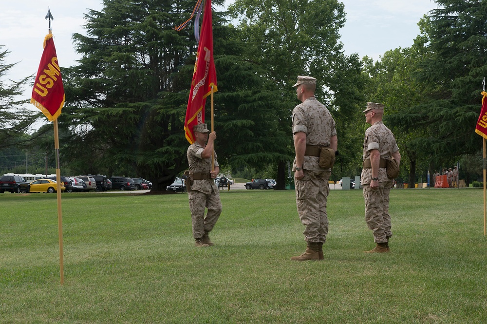 Marine Corps Security Force Regiment change of command