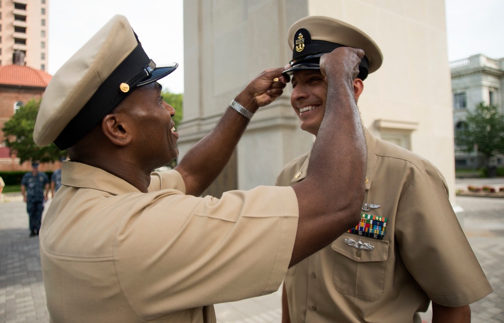Senior Chief Salas Pinning Ceremony