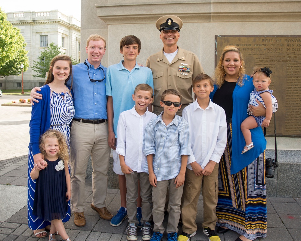 Senior Chief Salas Pinning Ceremony