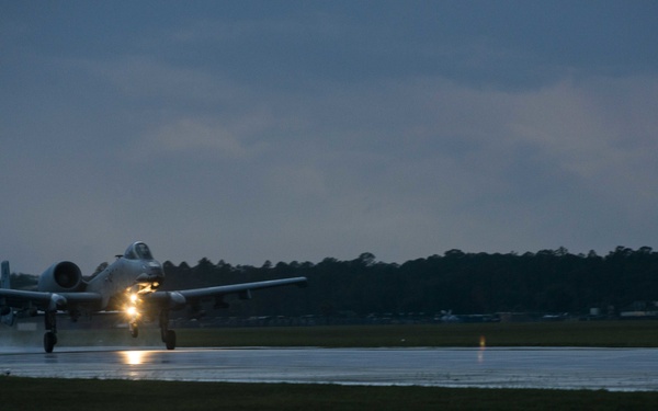 A-10 takeoff