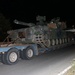 US tanks flown across Europe for training