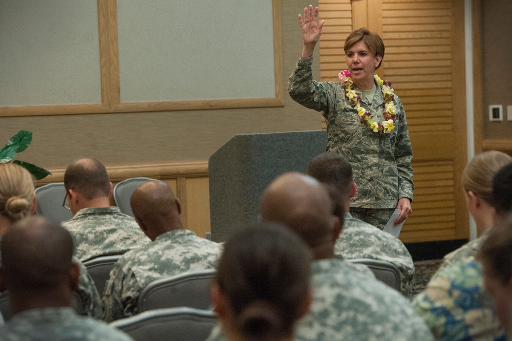 PACAF commander shares lessons learned during Sisters in Arms forum