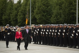 Secretary of defense visits Germany