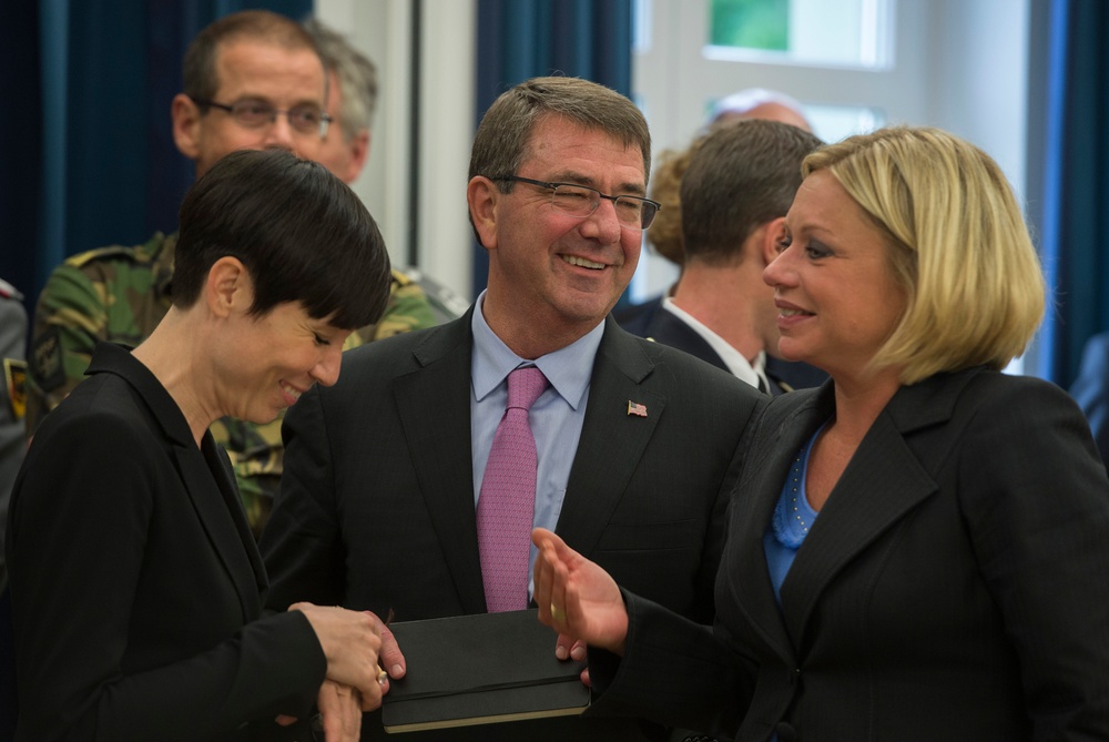 Secretary of defense visits Germany
