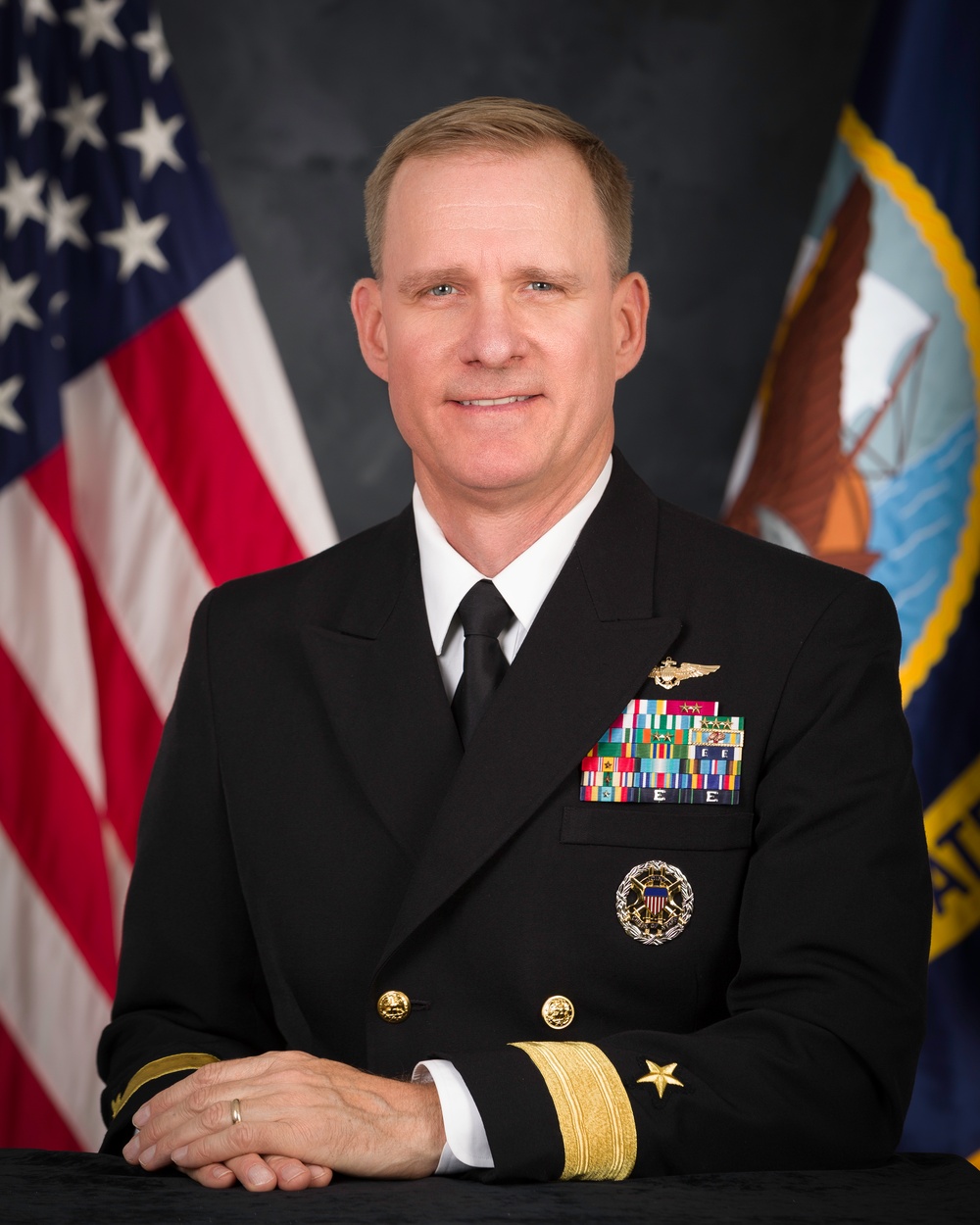 Official portrait, Commandant, Naval District Washington, Rear Adm. Yancy B. Lindsey, US Navy