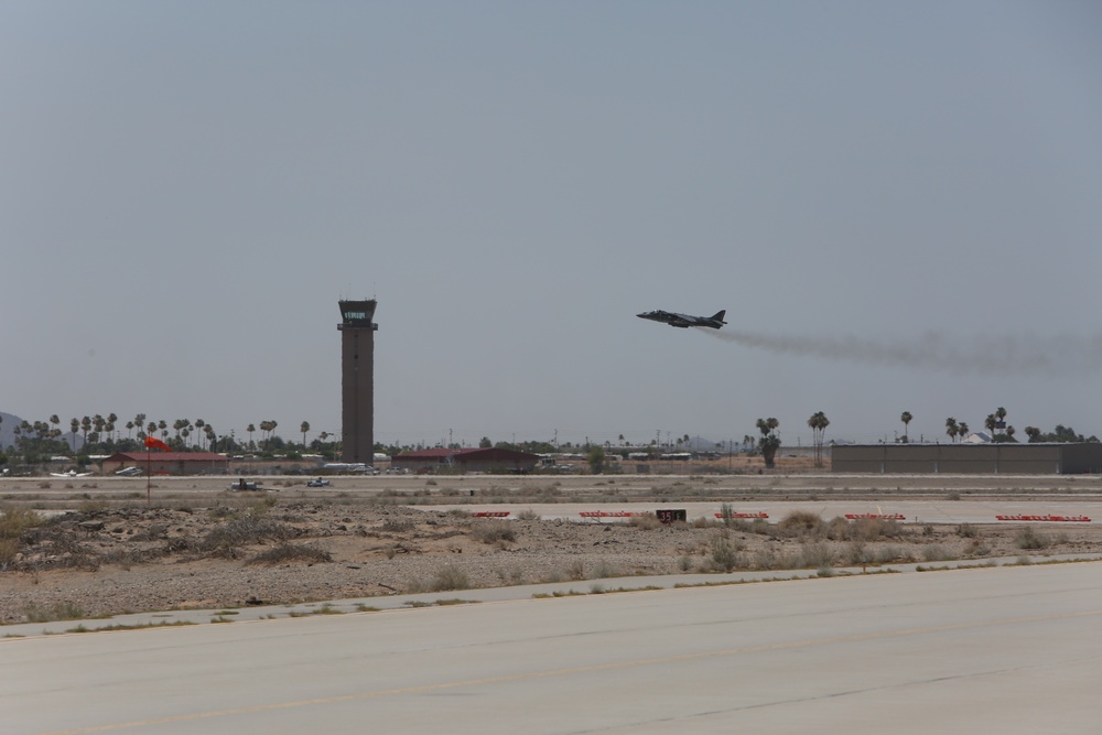Marine Attack Squadron conducts division lead training at MCAS Yuma