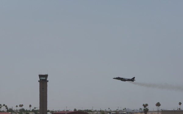 Marine Attack Squadron conducts division lead training at MCAS Yuma